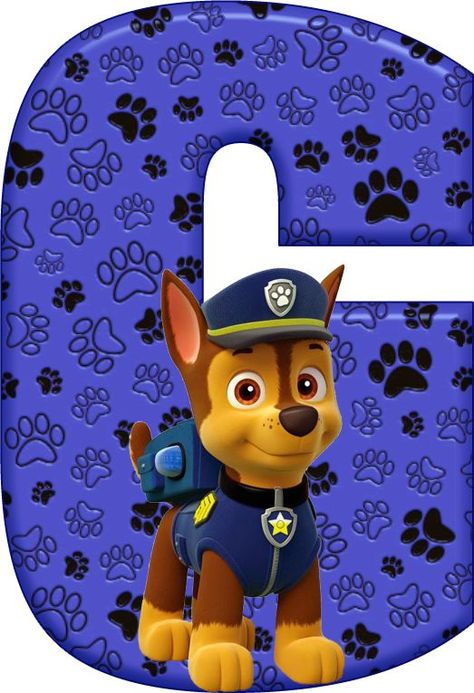 Alphabet Birthday Parties, Paw Patrol Tower, Paw Patrol Printables, Alphabet Birthday, Paw Patrol Decorations, Zuma Paw Patrol, Paw Patrol Chase, Paw Patrol Characters, Patrol Party