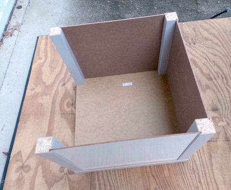 In this IKEA hack you'll make a DIY endtable out of square Lack tables! You'll love the modern design and the sliding doors on the front. Ikea Hack Coffee Table With Storage, Ikea End Table Hack, Ikea End Table, Lack Hacks, Ikea Lack Table Hack, Ikea Lack Hack, Lack Hack, Diy Light Table, Diy End Table