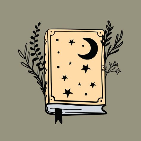 Spell book icon logo iOS 16 widget Apple Watch face Series 7 Witch Apps, Astrology App, Iphone Customization, Phone Widget, Book Icon, Phone Customization, Nature Witch, Moon Icon, Background Phone