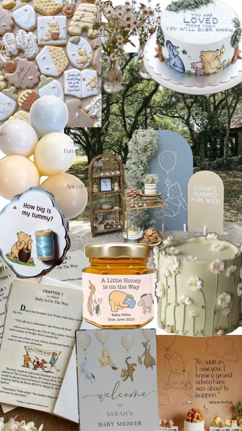 Storybook Baby Shower Theme, Vintage Storybook, Storybook Baby Shower, Baby Shower Theme Decorations, Pooh Baby, Vintage Winnie The Pooh, Little Monkeys, Baby Development, Baby Shower Theme