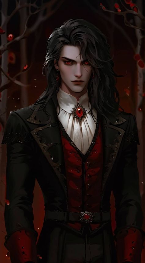 Vampire Prince Art, Victorian Vampire Aesthetic Male, Vampire Illustration Character Design, Vampire Guy Art, Vampire Aesthetic Drawing, Vampire Man Art, Royal Vampire Aesthetic, Vampire Character Art Male, Vampire Aesthetic Art