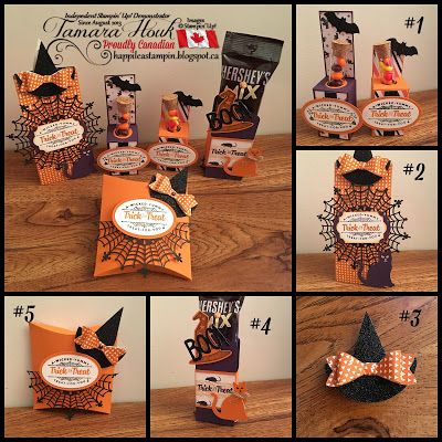 Holiday Crafts Halloween, Halloween Treat Holders, Halloween Treat Tags, Fun Halloween Treats, Halloween Treat Boxes, Halloween Goodie Bags, Spooky Night, Carte Halloween, Treat Holders