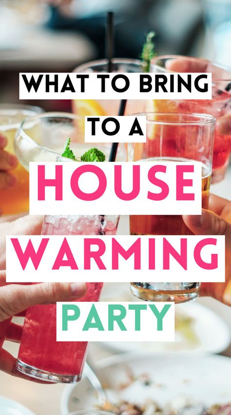 Wondering what to bring to a housewarming party? Discover what you can gift the new homeowner, things for the home or for the party. House Warming Party, Housewarming Party, New Homeowner, For The Home, A House, House Warming, Bring It On, Canning, Gifts