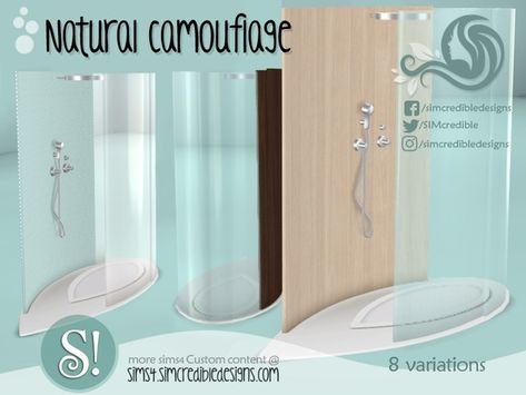 SIMcredible!'s Natural Camouflage shower Sims 4 Tsr, The Sims 4 Pc, Play Sims 4, Muebles Sims 4 Cc, Shower Together, Sims 4 Expansions, Sims 4 Cc Folder, Sims 4 Gameplay, Casas The Sims 4