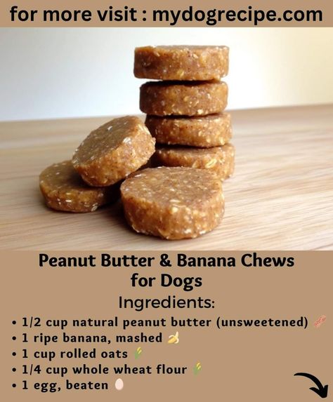 Homemade Dog Peanut Butter, Homemade Dog Treats Easy, Recipes Peanut Butter, Foods Dogs Can Eat, Dog Cake Recipes, Pet Treats Recipes, Dog Treats Homemade Easy, Easy Dog Treat Recipes, Peanut Butter And Banana