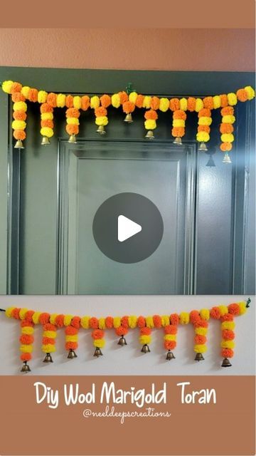 Diy Wool, Yarn Wall Art, Yarn Wall, Small Sewing, Indian Festival, Small Sewing Projects, Instagram Diy, Diwali Decorations, Indian Festivals