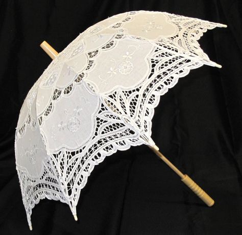 ombrelle Bridal Umbrella, Parasol Wedding, Perfect Bridal Shower Gift, Battenberg Lace, Lace Umbrella, Lace Parasol, Battenburg Lace, Umbrella Wedding, Umbrellas Parasols