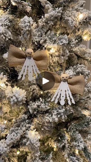 11K views · 2K reactions | The cutest DIY Clothespin Angel Ornaments! 
.
.
.
#diy #diycraft #diychristmas #diychristmasdecor #diychristmascrafts #christmasdiy #christmascrafts #holidaycrafts #diyornaments #christmasornaments #ornaments | Rachael Clark Diy Dove Ornament, Clothespin Angel Craft, Diy Cross Christmas Ornaments, Clothes Pin Angels, Angel Crafts Diy, Clothespin Angels, Fudgsicle Recipe, Seniors Crafts, Christmas Angels Diy