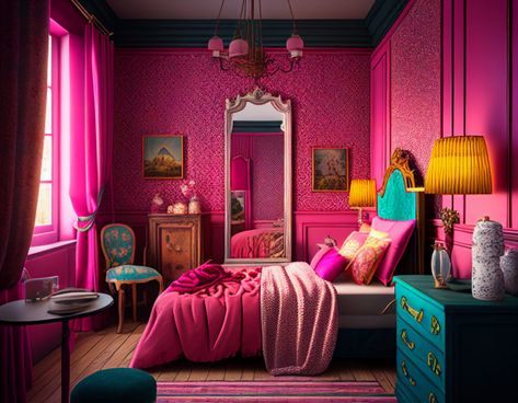 14 Stunning Maximalism Bedroom – Roomori Eclectic Maximalism Bedroom, Maximalism Bedroom, Maximalist Decor Bedroom, Eclectic Maximalist Bedroom, Bedroom Maximalist, Avant Basic, Maximalist Bedroom Ideas, Maximalism Interior, Maximalist Home Decor