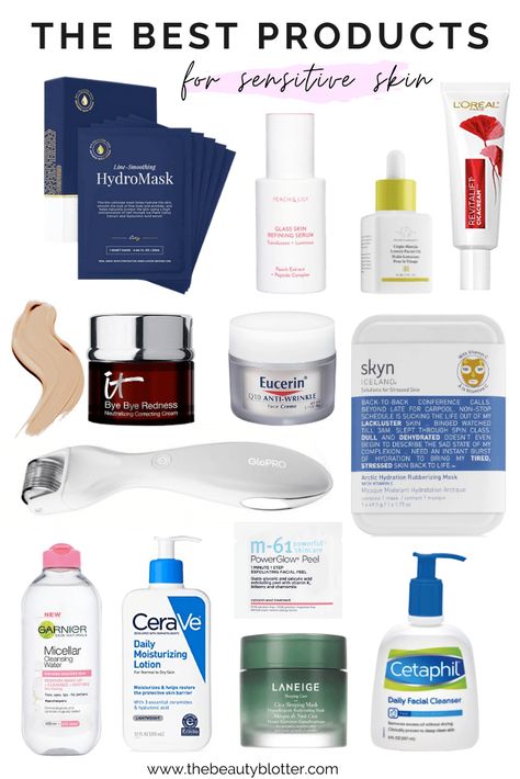 The Best Skincare Products for Sensitive Skin and Rosacea | The Beauty Blotter Products For Sensitive Skin, Sensitive Skin Care Routine, Moisturizer For Sensitive Skin, The Best Skincare, Morning Skin Care Routine, Best Skincare, Sensitive Skin Care, Favorite Skincare Products, Best Skincare Products