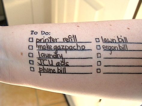 List Tattoo, Study Tips For College, Writing Power, Tips For College Students, Tips For College, Emergency Medicine, Task Management, Study Tips College, Clever Ideas