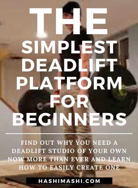 The simplest deadlift platform you can create for beginners and under $100 Squats Muscles Worked, Deadlift Platform, Posterior Chain, Ideal Body Weight, Muscular Endurance, How To Lean Out, Strong Mind, Push Ups, Body Composition