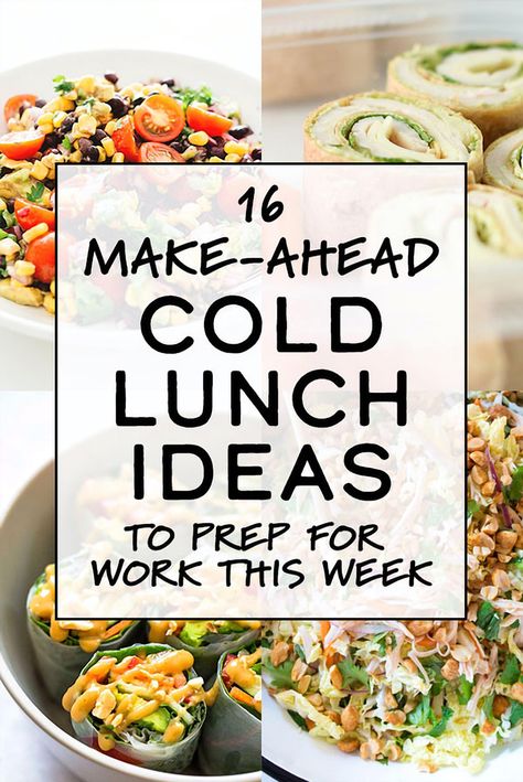 Transform your workweek with these 16 delicious and easy-to-prepare cold lunches. Perfect for busy days, these meals are designed to keep you energized and satisfied without the hassle of reheating. From vibrant salads to hearty wraps, each recipe is packed with fresh ingredients and bold flavors. Say goodbye to lunchtime stress and hello to a week of tasty, nutritious meals that are ready to grab and go. Whether you're at the office or working from home, these lunches will make your midday break something to look forward to. Cold Lunch Ideas, Cold Lunch, Easy Cold, Cold Lunches, Healing Food, Meal Prep For The Week, Ready Meal, Fresh Ingredients, Work Week