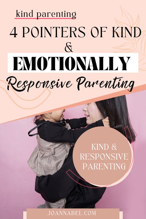 4 pointers of kind and emotionally responsive parenting - If you want to excel at respectful parenting and be a kind parent that's emotionally responsive to your child's needs and emotions, you can use this post. It will tell you how you can show your child you care, the best way. And also you can use the 4 pointers to show you your level of warmth and emotional responsiveness, and tell you more about responsive parenting. Soft Parenting, Responsive Parenting, Parenting Affirmations, Respectful Parenting, Positive Actions, Quotes Parenting, Parent Tips, Rules For Kids, Parenting Mistakes