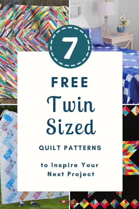 Top 7 Free Twin Size Quilt Patterns ( 10 Bonus Patterns For Sale) Quilt For Twin Bed, Free Twin Quilt Patterns, Twin Sized Quilt Pattern, Twin Size Quilt Patterns Free, Twin Size Quilt Measurements, Easy Twin Size Quilt Patterns Free, Quilt Kits Precut For Sale, Printable Quilt Patterns Free, Twin Quilt Pattern Free