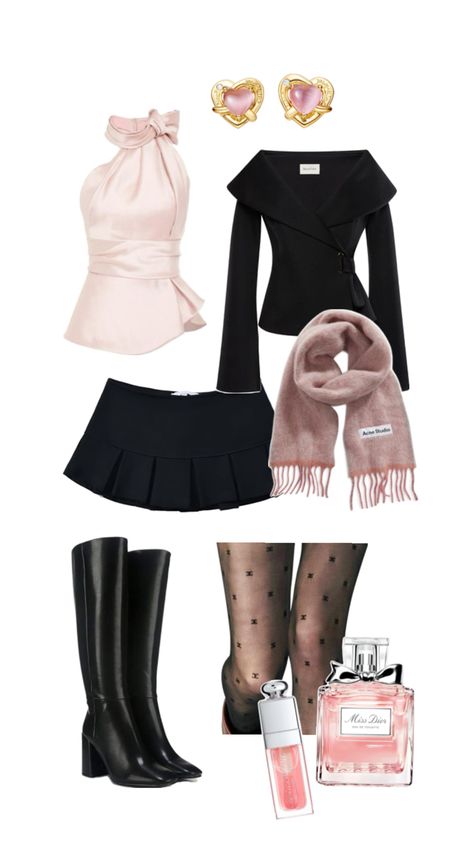 Hermes Outfit, Stockholm Fashion, Simple Trendy Outfits, Pink Outfit, Girly Outfits, Lookbook Outfits, Elegant Outfit, Outfits Casuales, Black Outfit