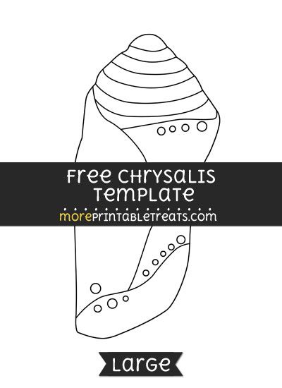 Free Chrysalis Template - Large Butterfly Chrysalis Craft, Chrysalis Craft Preschool, Cacoon Crafts For Preschool, Cocoon Craft Preschool, Chrysalis Craft, Chrysalis Art, Preschool Butterfly, Butterfly Chrysalis, Bug Activities