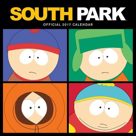 South Park Poster, Future Poster, Calendar 2017, Eric Cartman, South Park, The South, Rocky, This Year, Spiderman