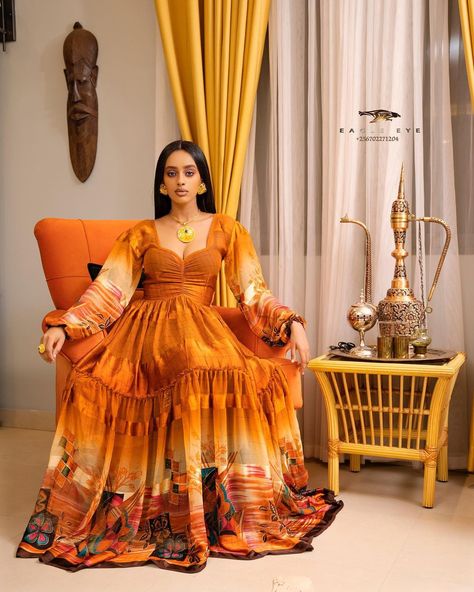 mikal kidaney on Instagram: “🧡🧡 @nenu_chiffon Modern and Traditional Chiffon Designs 📞00251911002482 Merkato (አሮጌው ሚሊታሪ ተራ) first floor Feel the beat fashion…” Habesha Shifon Design, Eritrean Chiffon Dress, Shifon Dress Chiffon Fashion Style, Shifon Dress Chiffon Fashion, Ethiopia Clothing, Shifon Dress, Eritrean Culture, Habesha Culture, Eritrean Clothing