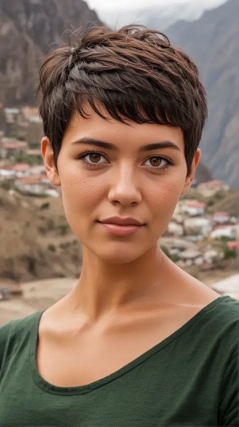 Short Hair Inspiration Oval Face, Pixie Hairstyles Oval Face, Pixie Cut Oval Face, How To Style Pixie Cut, Haircuts For Oval Faces, Oblong Face Hairstyles, Choppy Bob Haircuts, Oval Face Haircuts, Short Hair Pixie Cuts