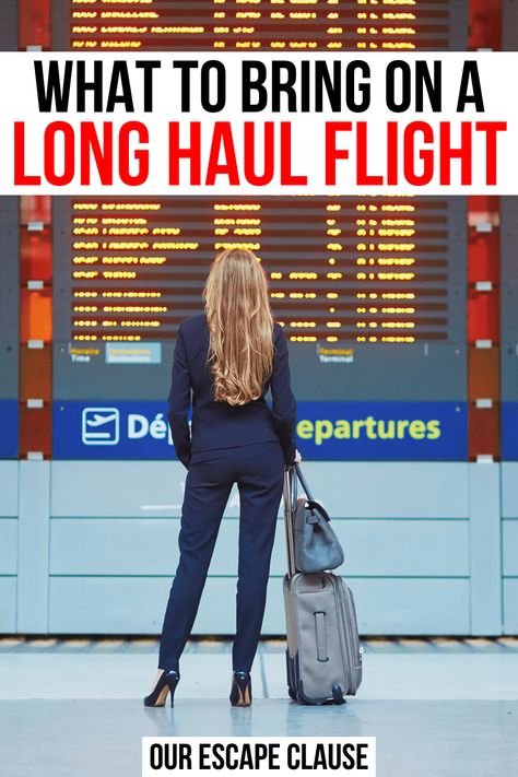 Everything you need to know about what to bring on a long haul flight... and what to leave at home.  long haul flight essentials | long flight essentials | what to bring on a plane | personal item bag | long plane ride tips | long flight tips | what to pack in a carry on | airplane travel tips | in flight essentials | travel essentials for the plane Long Haul Flight Essentials, Long Flight Tips, Airport Hacks, Scotland Vacation, Carry On Travel, Traveling Bag, Travel Prep, Flight Essentials, Lost Luggage