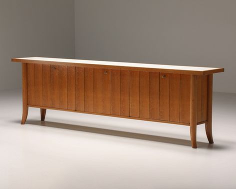 Listed on VNTG.com: Robsjohn Gibbings Japanese Oak Credenza, 1960's | #vntg #vintage Japanese Credenza, Oak Credenza, Robsjohn Gibbings, Sideboard Storage, Credenza, Vintage Design, Hallway, 1960s, Design