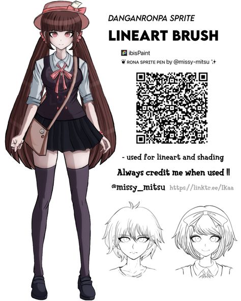 Ibis Paint Danganronpa Brush, Danganronpa Ibis Paint Brush, Danganronpa Lineart Brush, Ibis Paint X Brushes Qr Code Clothes, Mha Ibis Paint Brush, Danganronpa Brush Ibispaint, Mha Brush Ibispaint, Danganronpa Sprites Base, Ibispaintx Brushes