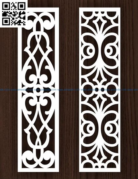 Design pattern screen panel E0013071 file cdr and dxf free vector download for laser cut cnc – Download Vector Cnc Machine Projects, Ganpati Decoration At Home, Seni Arab, 3d Wall Painting, Grill Door Design, Laser Cut Panels, Ganpati Decoration Design, Laser Art, Cnc Design