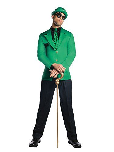 Rubie's Men's Dc Super Villains Adult Riddler, Green/Black, X-Large Best Halloween Costumes & Dresses USA Batman Villain Costumes, Cookies Pretzel, Riddler Costume, Marshmallow Halloween, Slime Halloween, Oreo Sandwich, Kids Treat Bags, Batman Riddler, Villains Party