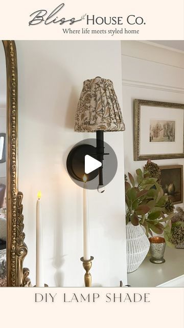 Amanda Muster |Virtual & Local Interior Design| NY on Instagram: "DIY Pleated lamp shades are SO easy to do and they make a huge impact on any lampshade. I plan to make some for my chandelier too. Full tutorial in highlights!

💕Comment “SHADE” for the materials to be sent to your DMSs

#vintagestyle #vintagedesign #modernvintagehome #fallhome #transitionalstyle #oldhomerenovations #homedecoration #hyggehome #nancymyersinteriors #oldhomeinteriordesign" Diy Pleated Lampshade, French Cottage Style, Pleated Lamp, Pleated Lampshade, Pleated Lamp Shades, Cottage Style Home, Instagram Friends, Modern Vintage Decor, Block Print Fabric