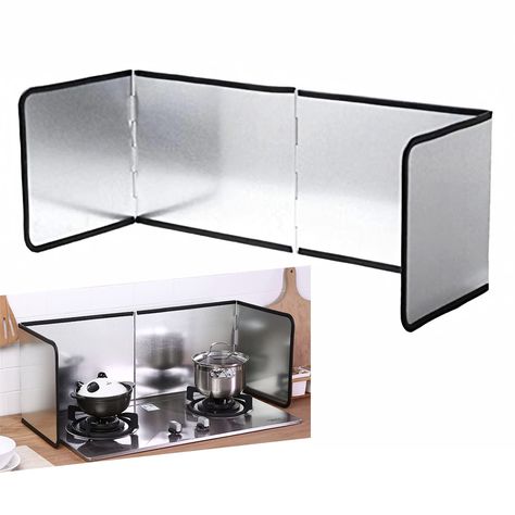 Splash Guard Kitchen, Oil Stove, Stainless Steel Backsplash, Steel Backsplash, Splatter Screens, Splatter Guard, Galvanized Sheet, Stainless Backsplash, Portable Kitchen