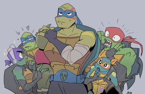 Future Donnie Rise, Mad Face Drawing, Rottmnt Future, Tmnt Characters, Turtle Tots, Leonardo Tmnt, Ninja Turtles Funny, Tmnt Comics, Teenage Mutant Ninja Turtles Artwork