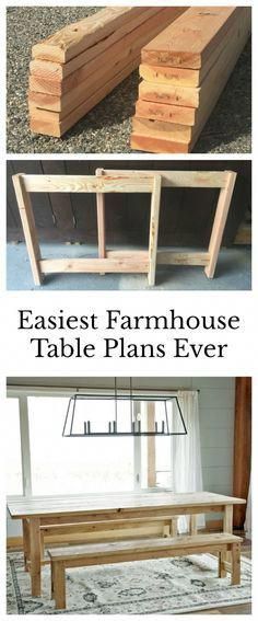 Farm Table Plans, Farmhouse Table Plans, Wood Table Diy, Diy Farmhouse Table, Wood Patio Furniture, Diy Holz, Estantes Flotantes, Table 2, Diy Furniture Table