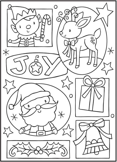 Kawaii Winter Coloring Pages, Cute Christmas Coloring Pages, Cute Coloring Pages For Kids, Christmas Colouring Pages, Christmas Coloring Pages For Kids, Christmas Colouring, Free Christmas Coloring Pages, Christmas Coloring Sheets, Christmas Worksheets