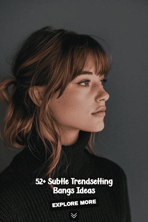 bangs, timeless style, captivating Bangs Womens Hair, Fringe With Hair Up, Hairstyle With Bangs Long Hair, Wolf Haircut Bangs, Curtain Bangs Fine Long Hair, Short Wispy Bangs Long Hair, Bangs With Waves, French Bangs Oval Face, Simple Bangs Haircut