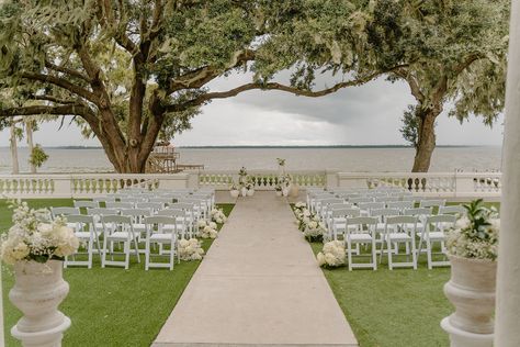 A beatiful ceremony with Lakeside views ☁️✨  📸 @courtneyjanephotography  To book a tour of Bella Cosa wedding venue in Lake Wales pop us a message or email us at weddings@bellacosaweddingvenue.com.  We would love to hear from you and start your wedding planning. .  .  . Sage Green Wedding Colors, Lakeside View, Green Wedding Colors, Sage Green Wedding, Ceremony Venue, Green Wedding, Wedding Colors, Wedding Venue, Sage Green