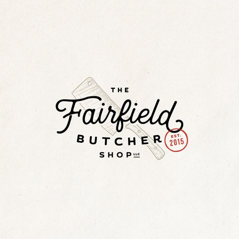 Fairfield Butcher Shop Branding — Calico Hill Creative | Branding & Design in Kansas Great Logo Design, Old School Design, Logo Design Agency, Logos Vintage, Creative Branding Design, Inspiration Logo Design, Logo Minimalista, Vintage Logos, Logo Typography