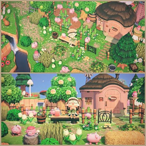 Little pig farm for my girl Agnes 🐷🐖 #acnhinspo #acnh #acnhdesigns #animalcrossingnewhorizons #acnhcommunity #acnhisland #acnhagnes #acnhinspiration #animalcrossing #acnhidea #acnhcottagecore #acnhfarmcore #acnhaesthetic #acnhislanddesign #acnhcreators #acnhphotography #acnhvillager #acnhhhp #acnheasyideas #acnhaesthetics Acnh Cottagecore, Pig Farm, Pig Farming, Little Pigs, Animal Crossing, My Girl, Animals