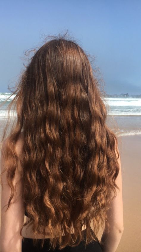 Pelo Ondulado Natural, Em Aesthetic, Pinterest Summer, Brown Wavy Hair, Thick Wavy Hair, Fesyen Rambut, Natural Wavy Hair, Wavy Curly Hair, Long Wavy Hair