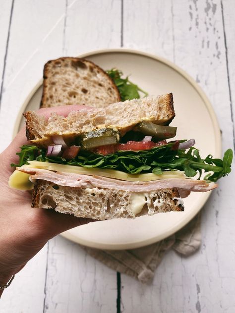 Turkey Dijon Sandwich, Sliced Turkey Sandwich, Turkey Sandwich Aesthetic, Deli Turkey Sandwich, Sliced Cheese, Turkey Sandwich, Deli Turkey, Pickle Slices, Sliced Turkey