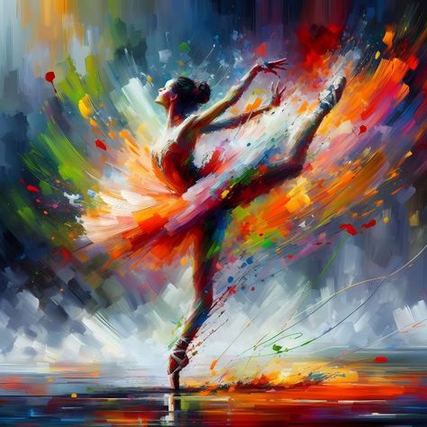 Movement of Dance Nine - DarkirStorm Abstract Dancer Painting, Wall Doodles, Nutcracker Art, Ballerina Art Paintings, Dancer Painting, Ballerina Art, Dance Paintings, Dance Art, Abstract Styles