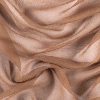 Fabric Images, Silk Chiffon Fabric, Pure Chiffon, Club Color, Mood Fabrics, Dress Forms, Brown Silk, Fabric Width, Fashion Fabric