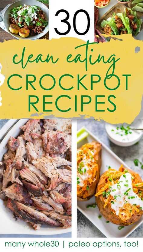 Amazing Dinners, Clean Eating Crockpot, Crockpot Healthy, Diner Recept, Healthy Clean Eating, Recipes Crockpot, Fall Dinner, Think Food, Healthy Crockpot