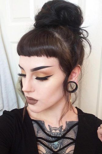 Style Short Bangs, Baby Bangs Long Hair, Baby Bangs, Goth Hair, Short Bangs, Classic Hairstyles, Alternative Hair, Long Hair With Bangs, Retro Hairstyles