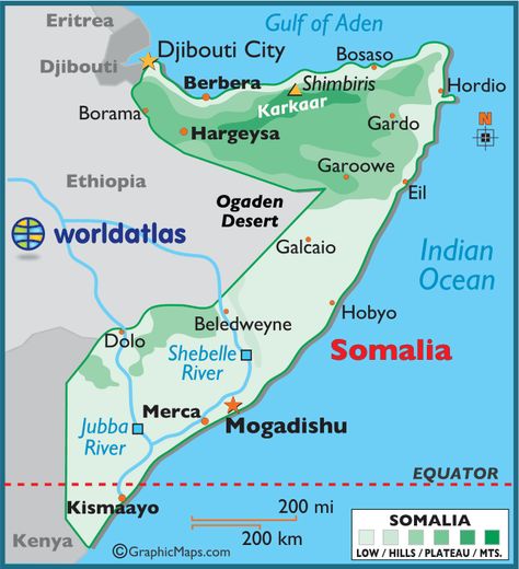 Somalia Large Color Map Silly Thoughts, Africa Outline, Writing Family, Africa Flag, Country Facts, Physical Map, English Royal Family, Horn Of Africa, Geography Map