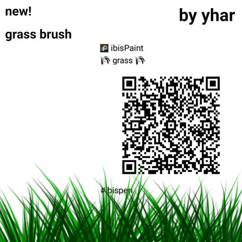 Grass Ibispaint Code, Grass Qr Code Ibis Paint, Grass Pen Ibis Paint, Grass Brush Ibis Paint Qr Code, Grass Ibispaint Brush, Grass Brush Ibis Paint, Ibispaintx Brushes, Code Ibispaint, Ibispaint Brushes