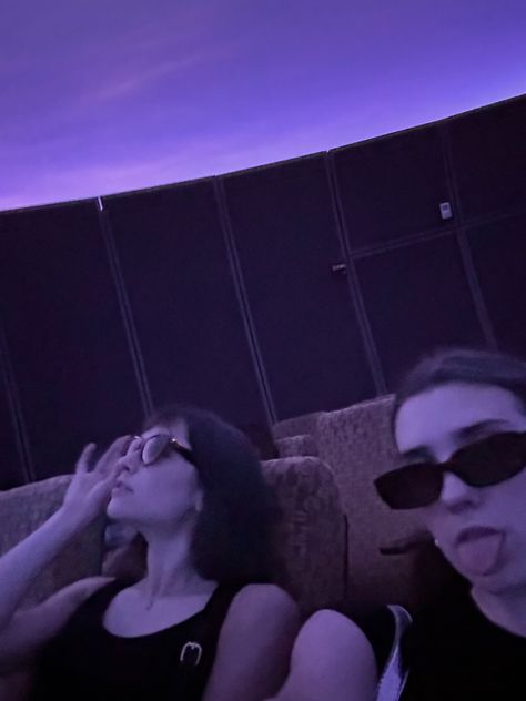 Griffith Observatory, Los Angeles, CA #california #planetarium #space #purple #purpleaesthetics #girlsnightout #la #losangeles #nightsky #sunglasses Planetarium Date Aesthetic, Planetarium Date, Planetarium Aesthetic, Insta Dump, Date Aesthetic, Griffith Observatory, Girls Night Out, Night Skies, Dates