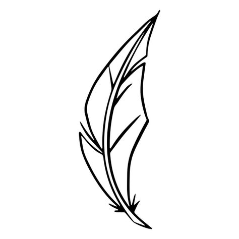 Simple feather drawn #AD , #Simple, #drawn, #feather Simple Feather Drawing, Feather Drawing Simple, Simple Feather Tattoo, Feather Drawing, Dibujo Simple, Feather Quill, Graphic Makeup, Tattoo Sketch, Feather Tattoo