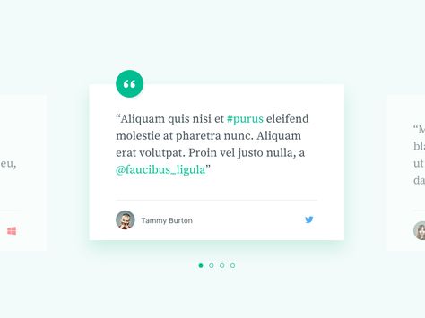 Quotes Section [wip] Quote Design Layout, Testimonials Web Design, Principal Quotes, Web Quotes, Quote Layout, Learn Web Design, Pull Quotes, Keynote Design, Web Design Websites