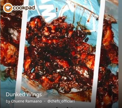 Dunked Wings Dunked Wings Recipe, Dunked Wings, Cold Cereal, Soya Sauce, Fried Chicken Wings, Wings Recipe, Chicken Spices, Ginger And Honey, Wing Recipes